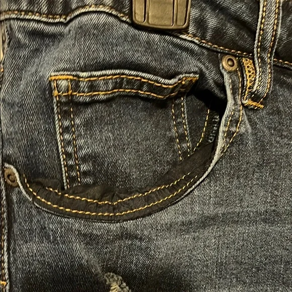 Highway Jeans Blue Ankle Cropped Distressed Denim - Picture 4 of 14